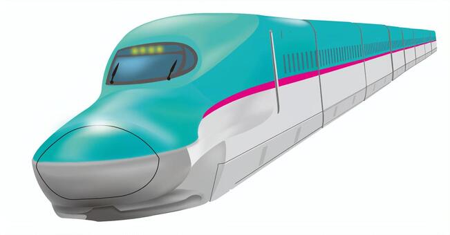 JR東日本 新幹線スタンプ素材 E5系はやぶさ横