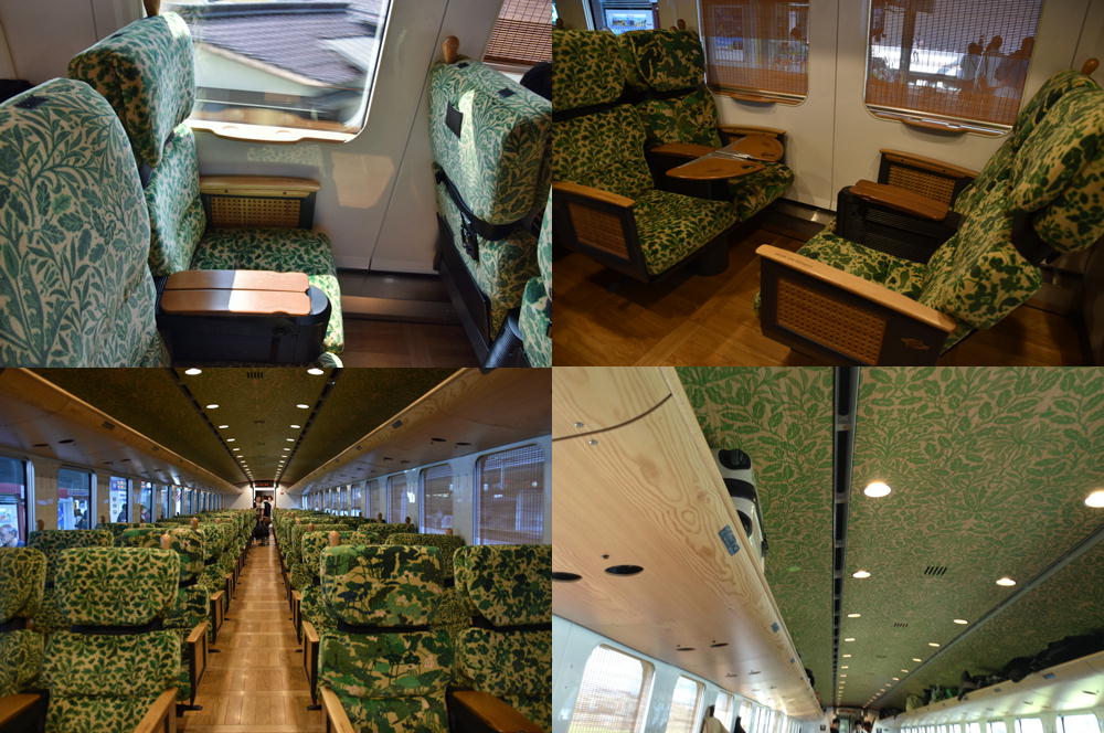 ゆふいんの森」の車内販売で、14品を購入する車内販売でございます