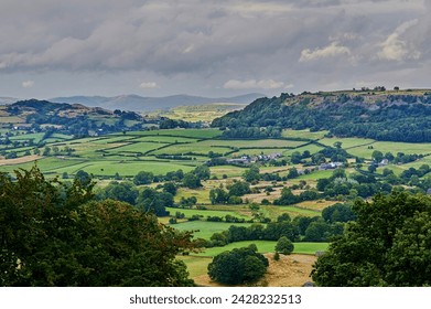 カンブリア州ハリンフェル、イギリスの湖水地方からの眺め。の写真素材・画像素材 Image 136985443