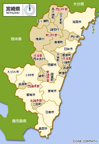 地籍調査状況マップ-宮崎県地籍調査Webサイト