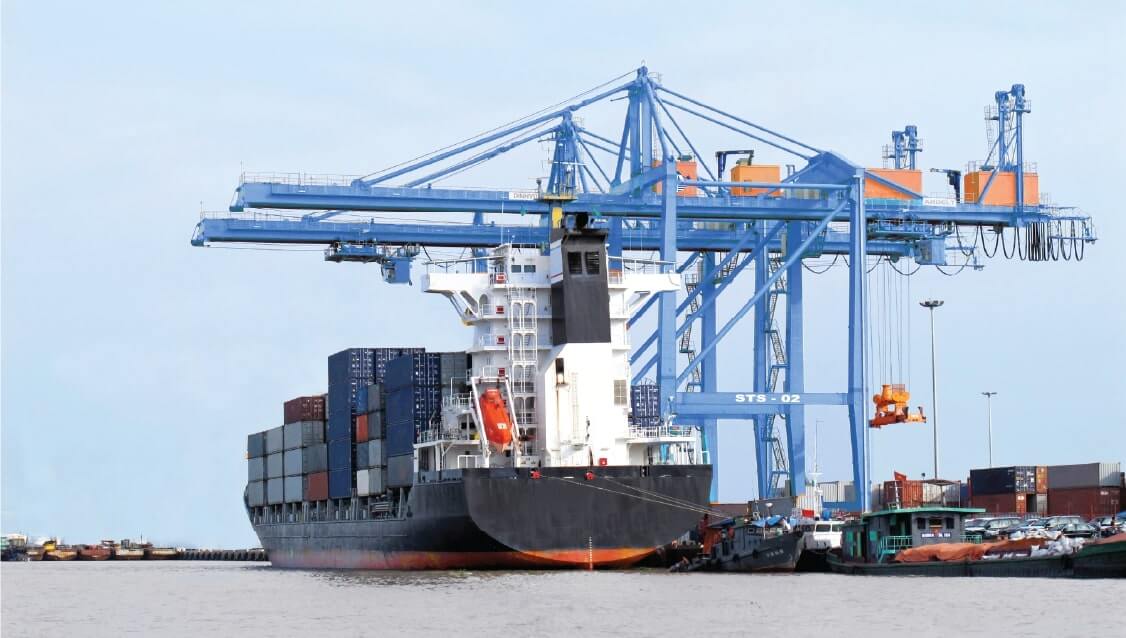 ハイフォン港と物流が地域レベルに到達