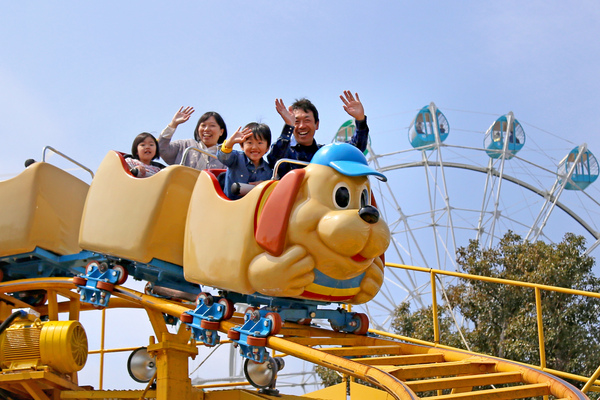 京都市動物園 ミニ遊園地絶叫番長