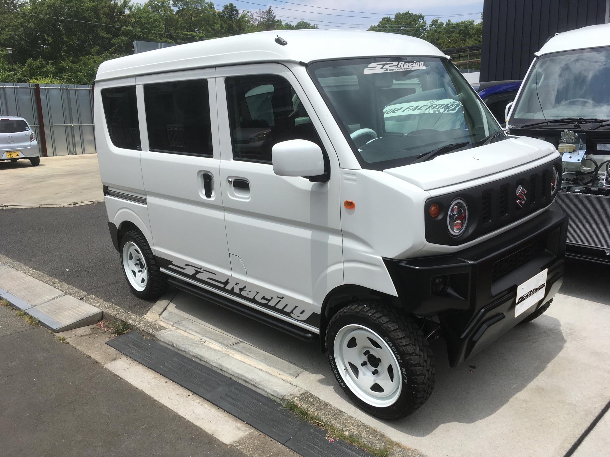 s2racing サイドステップ エブリイ・ジムリイサイドステップ 左右セット 車