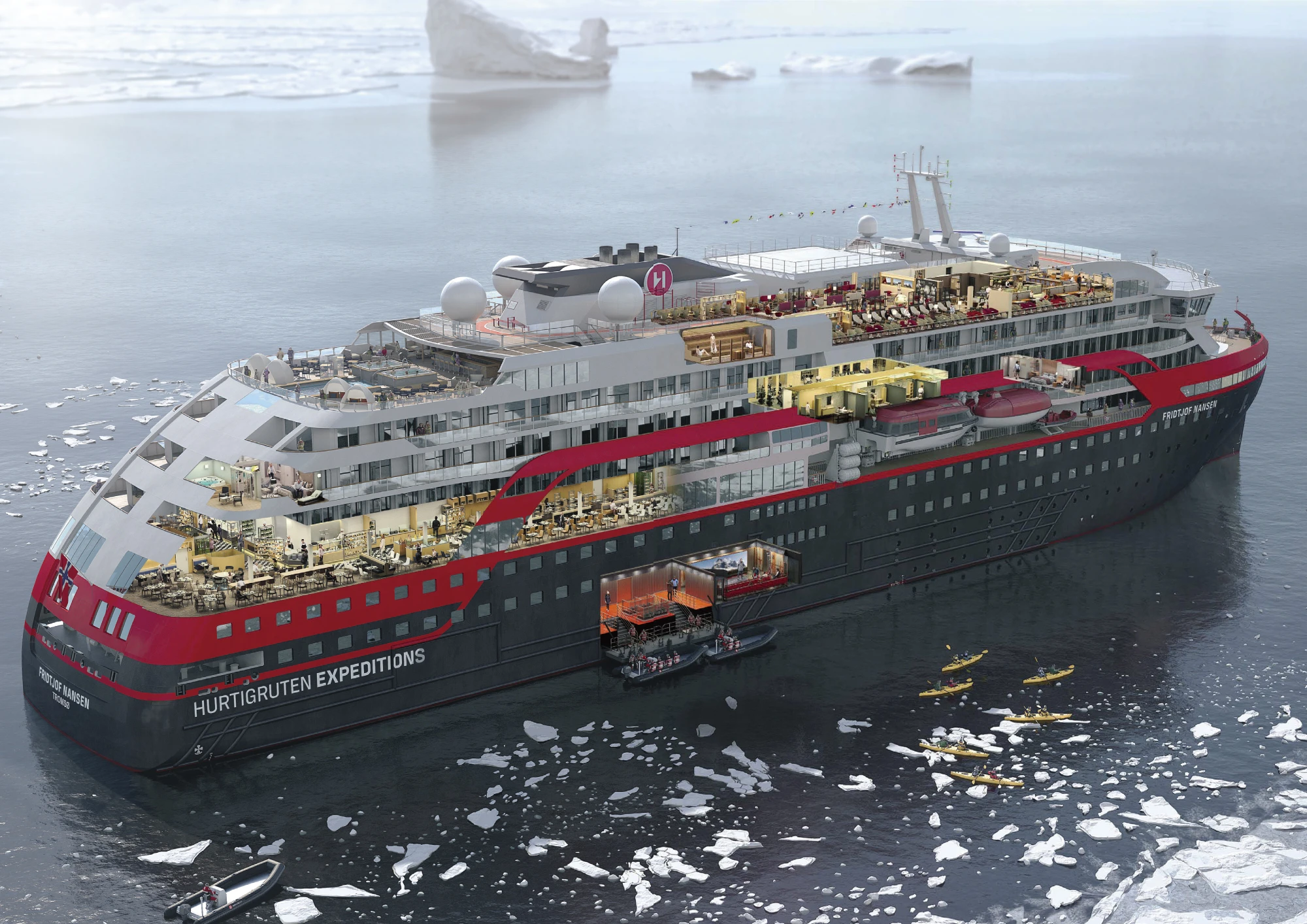 フリチョフナンセン客船詳細南極旅行・北極旅行のクルーズ・ツアー 株 クルーズライフ