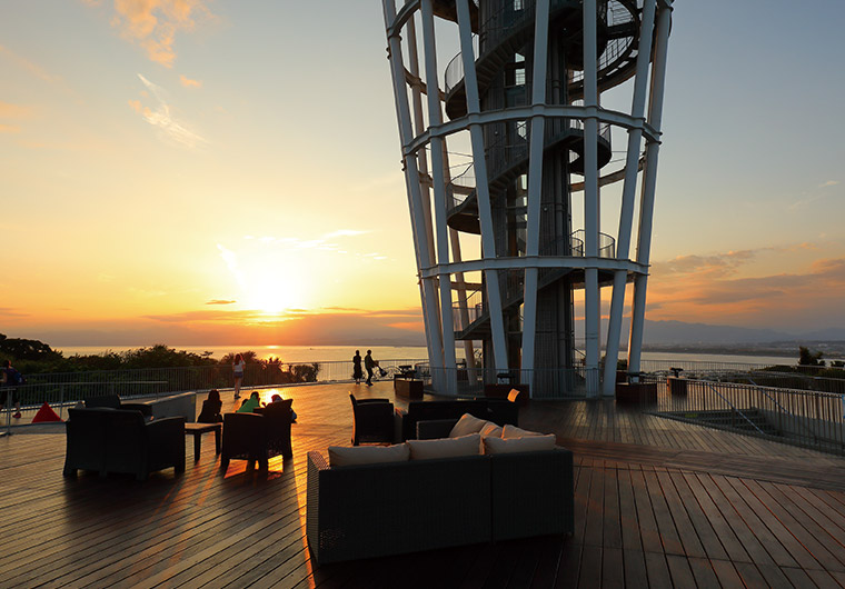 江ノ島の裏磯にサンセットカフェぱんだの写真旅行記