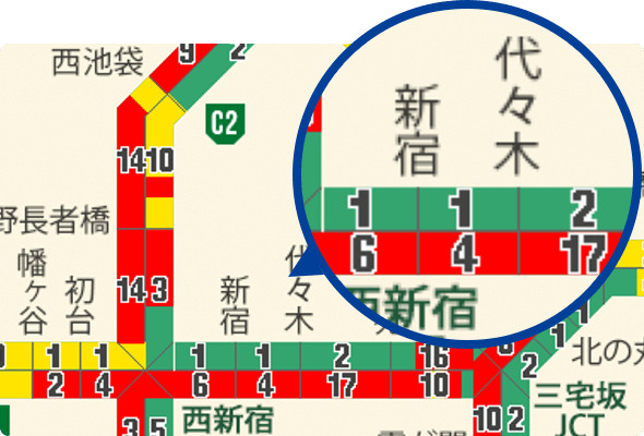首都高速3号 用賀本線料金所・東名高速 東京IC ライブカメラと雨雲レーダー