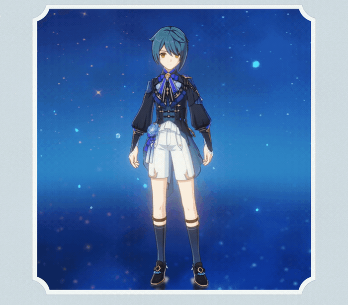 行秋・新コスチューム「竹身雨化」