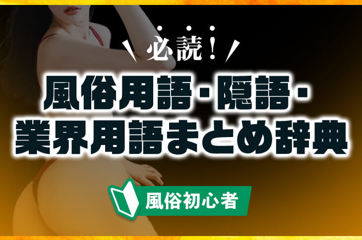 ソープランド用語辞典－NN・NS・泡姫・即即とは？知っておきたい隠語まとめ