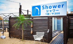 糸島 海の家 シャワーTikTok