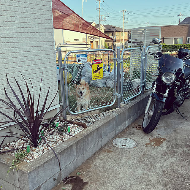 アメリカンフェンス 90×180 シルバー ブラックAmerican