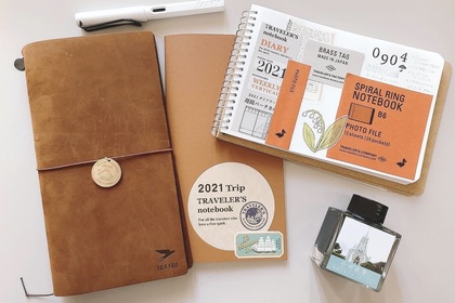 今日から使う、トラベラーズノート！おすすめの中身いろは蛙手