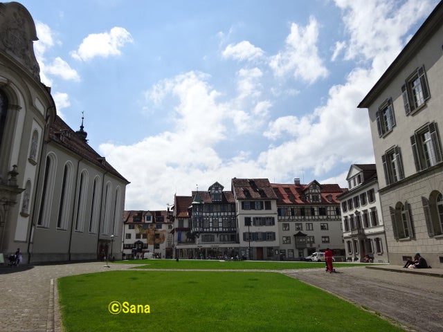 スイス。ザンクト ・ ガレンの町ザンクト