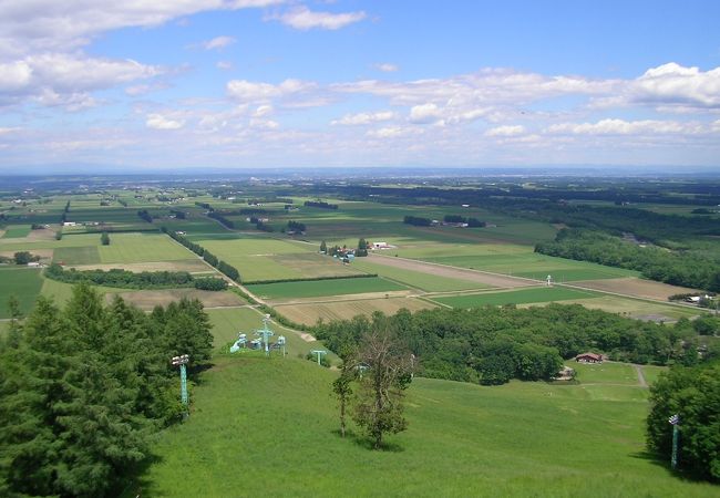 新嵐山スカイパーク展望台👀✨ 北海道芽室町 十勝 2020.8.1十勝パッチワーク