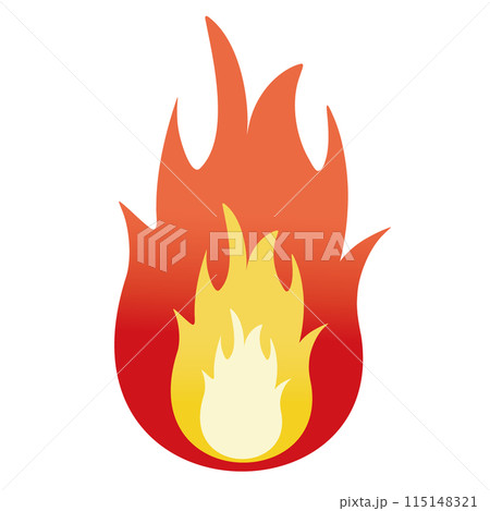燃えてるのイラスト素材 - PIXTA