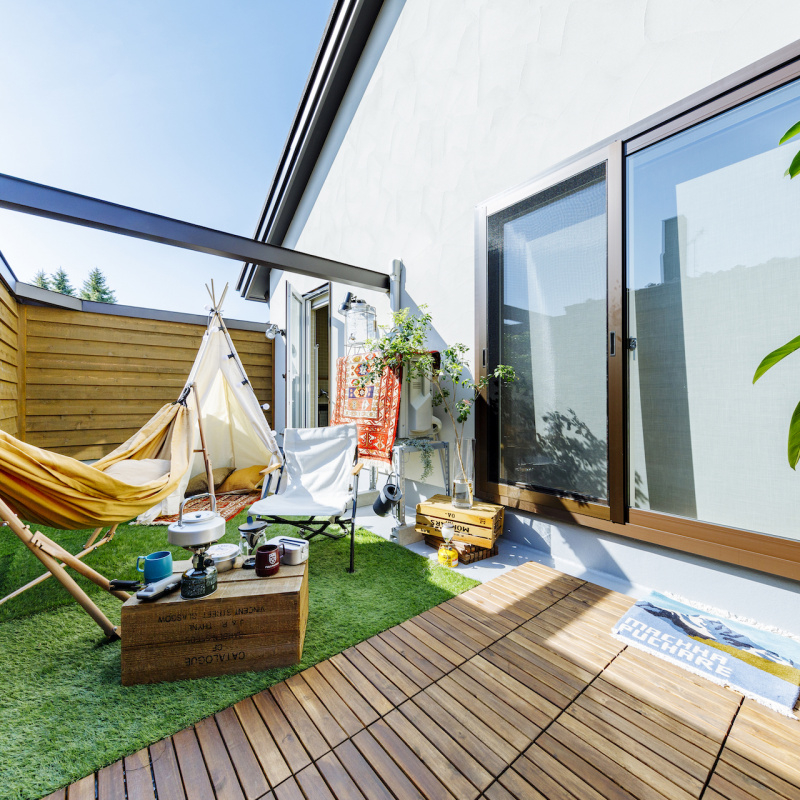 セルフでバーベキュー小屋 進んでますね。 -