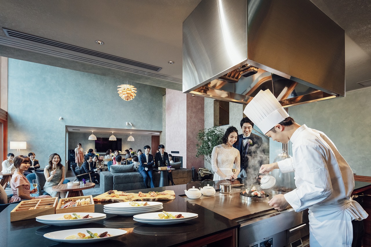 ヨコブキヴィラ キカフ星野リゾート 軽井沢ホテルブレストンコートの結婚式