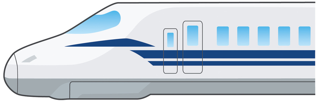 横から見た新幹線の写真・画像素材-Snapmart スナップマート