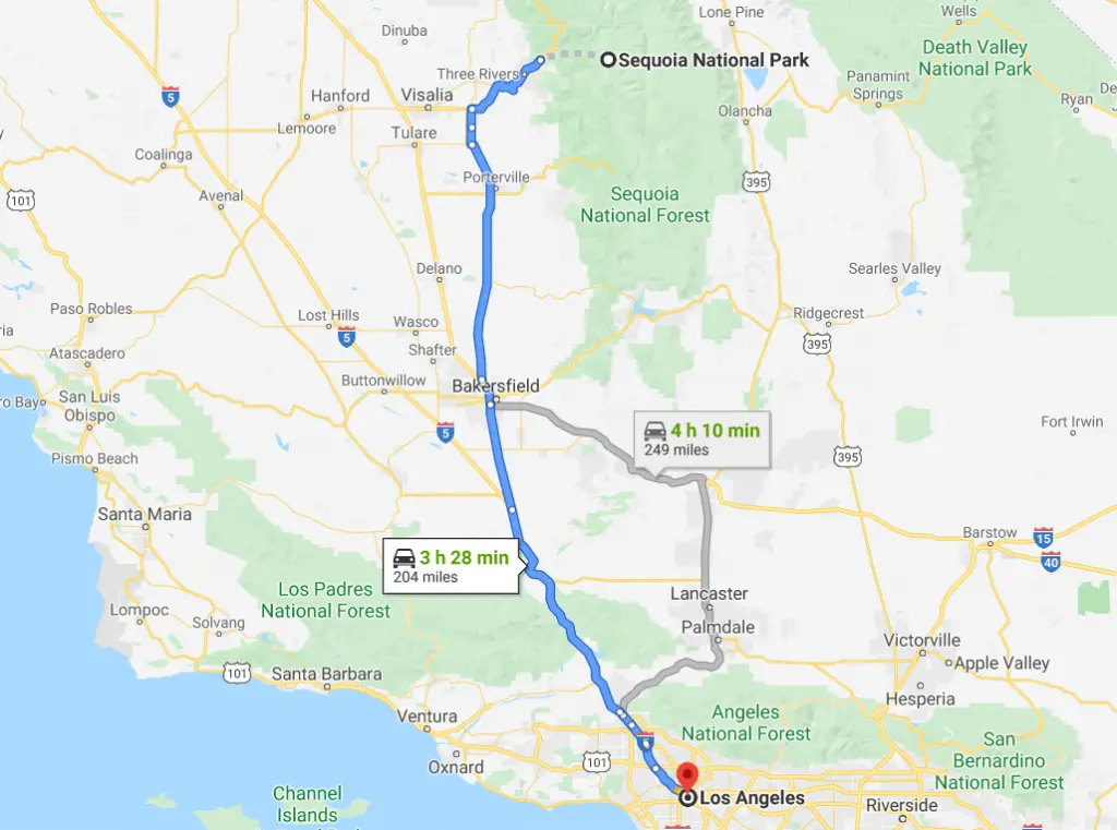 徹底解説 セコイア&キングスキャニオン国立公園に行く最適ルート 迷わず行けるジャキ旅USA