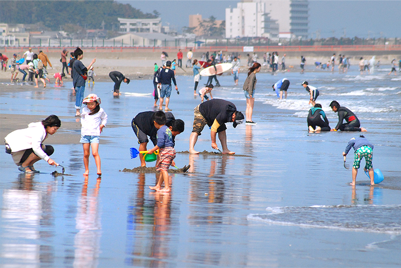潮干狩りの服装