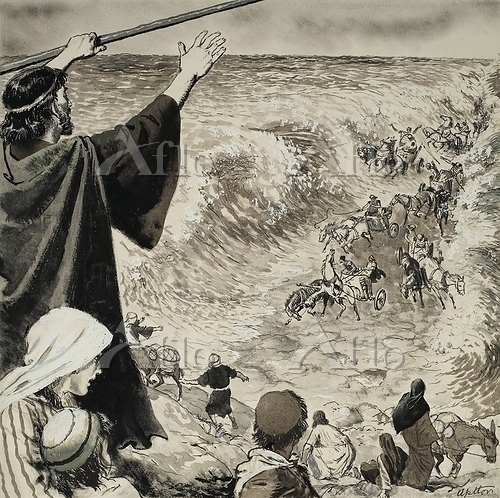 モーゼの海割りは実話か比喩か？意味と場所まで聖書の真相に迫る