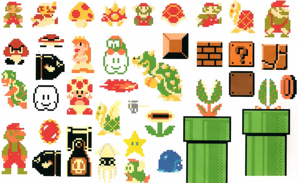 マリオ ドット絵 -