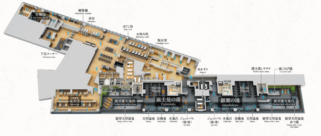 泉天空の湯 羽田空港」羽田空港にオープンした展望天然温泉に行ってみた！ホテル宿泊客は入館料 割引に露天風呂＆漢方サウナでリラックス│193go.jp いくみごードットジェイピー
