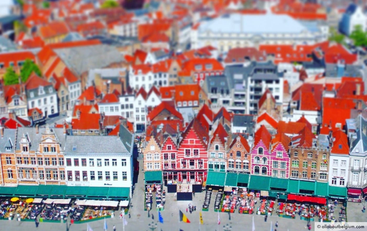 世界遺産 ベルギー ブルージュ歴史地区 街並み 写真素材2811880-