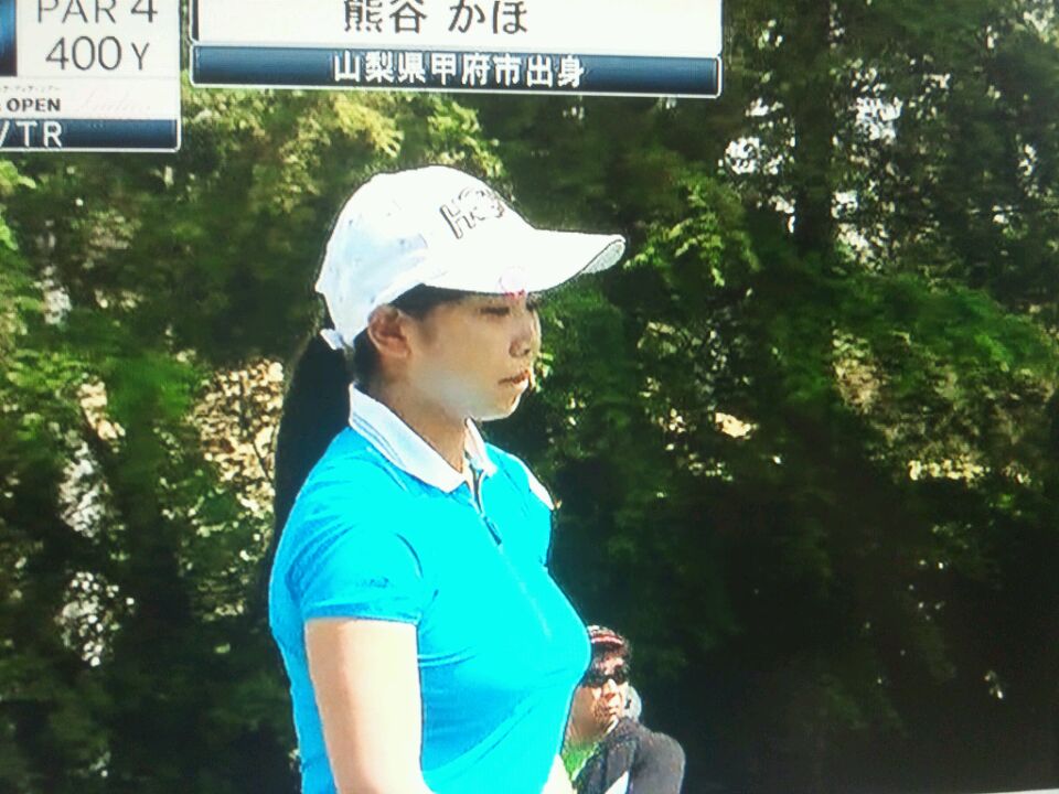 最終9番ホールをイーグルで締めた熊谷かほ｜JLPGA｜日本女子プロゴルフ協会