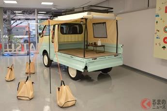 僕のCARVO-IN30の中🚛✨ ピンボケしてる🤣 diy で出来る軽トラ荷台泊‼️