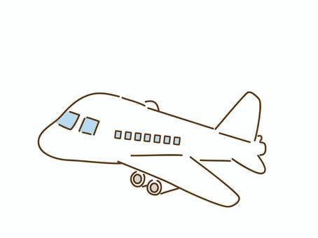 透明な背景の飛行機無料ベクトル素材