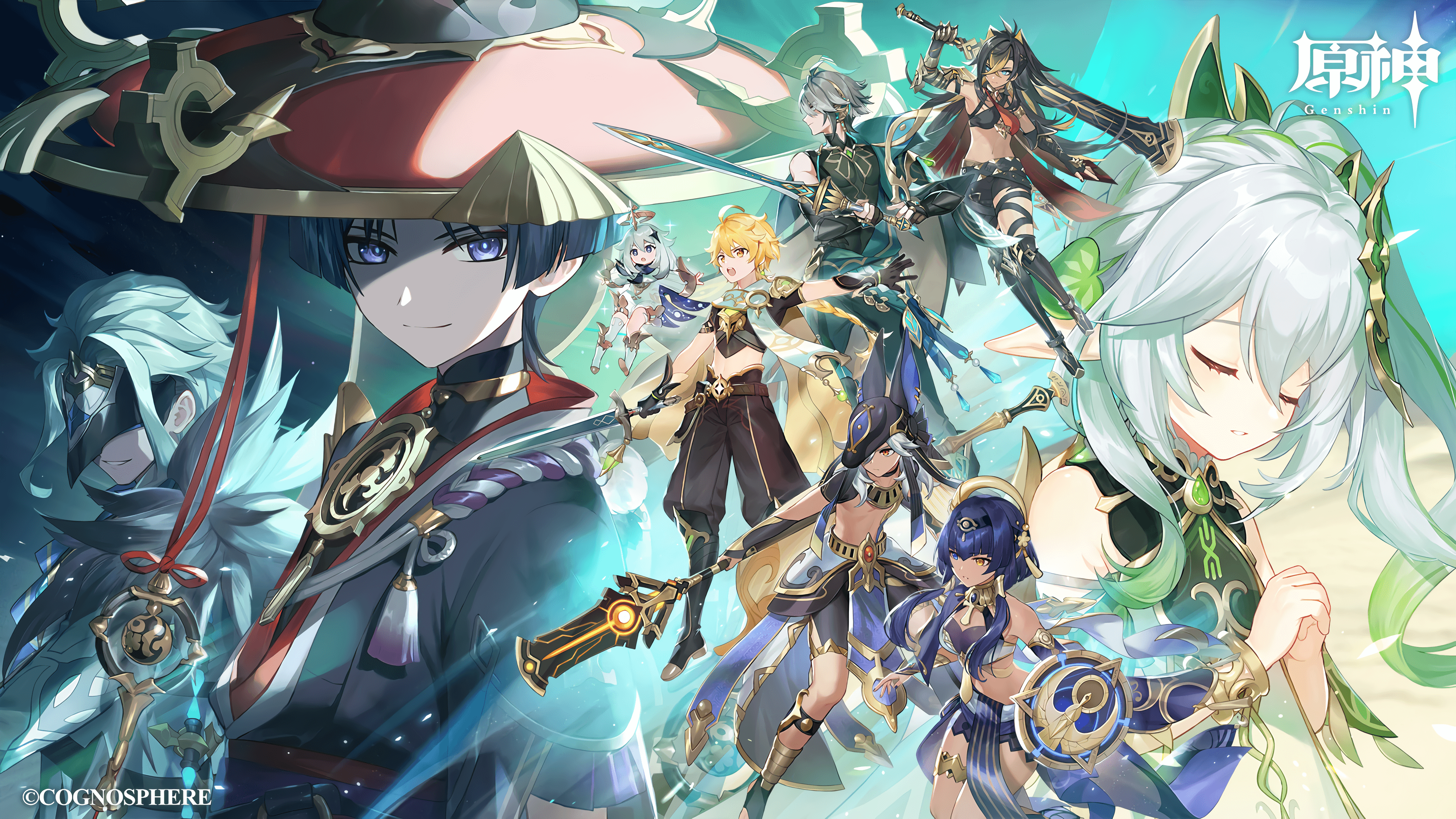 風を纏うスカラマシュ放浪者原神ファンアートイラスト 1280x1024px のデスクトップPC用の壁紙高画質壁紙キングダム