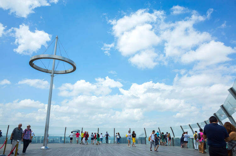 サンズ・スカイパークから望む北西方向のマリーナ・ベイ 10247014281 の写真・イラスト素材アマナイメージズ