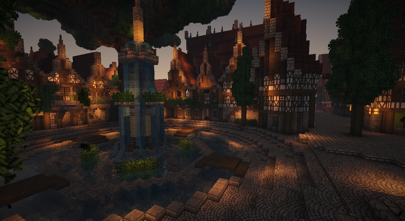 Minecraft 噴水広場PON☆P さんのイラスト - ニコニコ静画