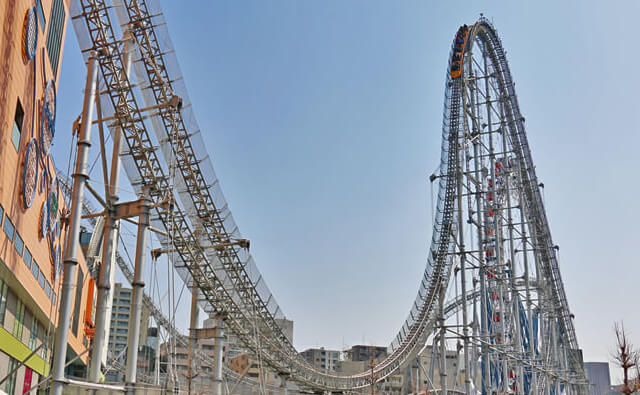 東京ドームシティ『サンダードルフィン』直角落下は想定外の筋肉痛ElsaとAnaのPark❄️Diary～永遠に未完成～