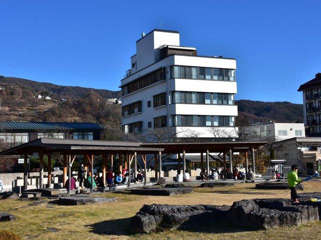 長野県諏訪湖の足湯が夢見心地で絶景すぎた 編集部ブログTABIZINE～人生に旅心を～