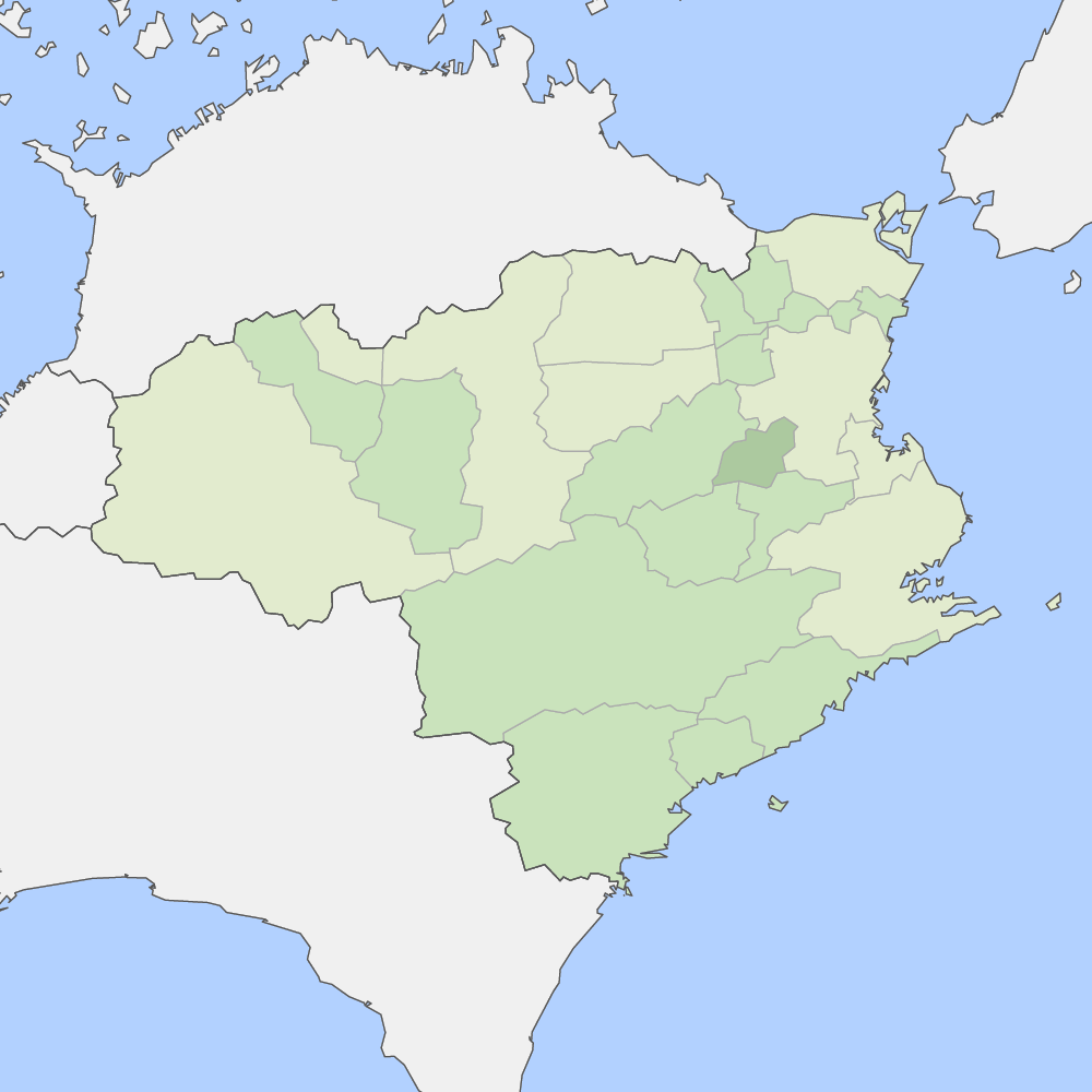 マップルの市町村別行政区分地図 徳島県 徳島市カラー