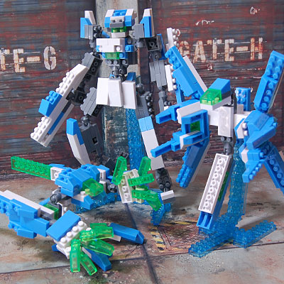 ブロックロボビルダー號 朱雀 麒麟 白虎