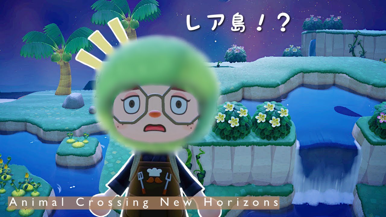 あつ森 離島ツアーでレア花ゲット : のんびりアロマ島生活〜タイムトラベラー編