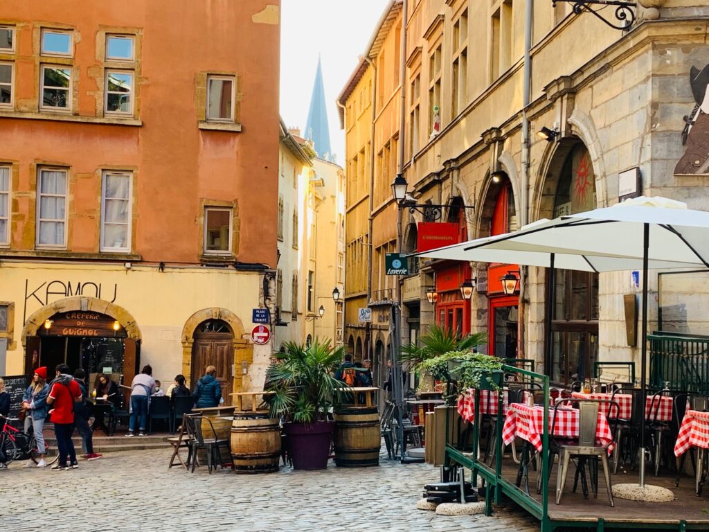 リヨン旧市街 サン・ジャン通り4234293 の写真素材 -