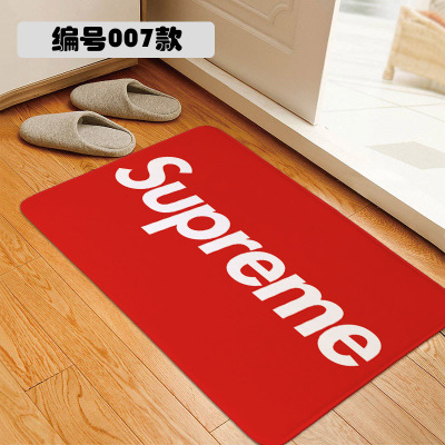 SUPREME&LV ラグマットおしゃれ シュプリームじゅうたん シュプリーム&LVコラボ無地 カーペット