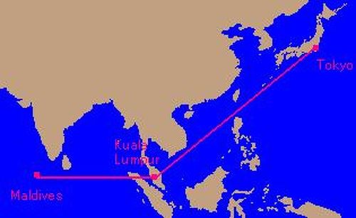 モルディブの地図です イラスト素材6652652- フォトライブラリ