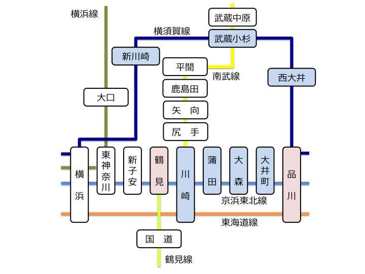 ドローン空撮】（５１）川崎・新川崎駅周辺 かながわそら散歩 動画