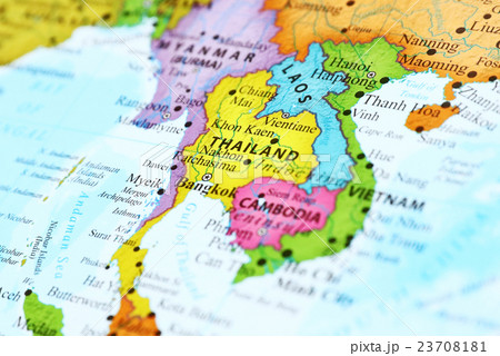 タイ地図のイラスト素材・ベクター Image 30547224