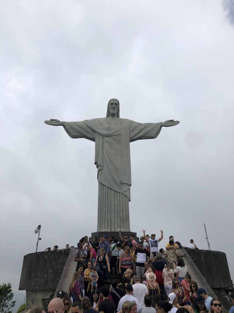 ブラジルリオデジャネイロのコルコバードの頂上にあるコルコバードのキリスト像 写真 無料ダウンロードのための画像 -