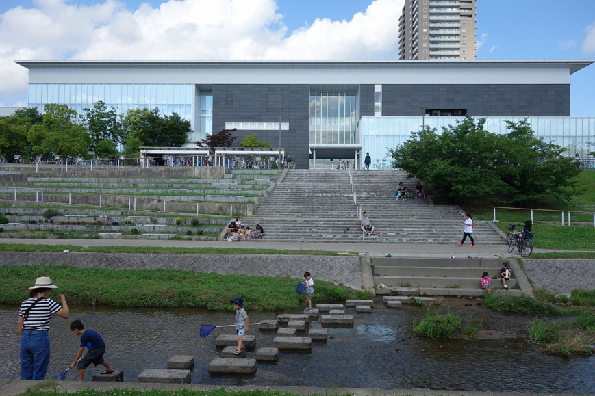 水彩画風 岡崎公園 岡崎城下東海道二十七曲り