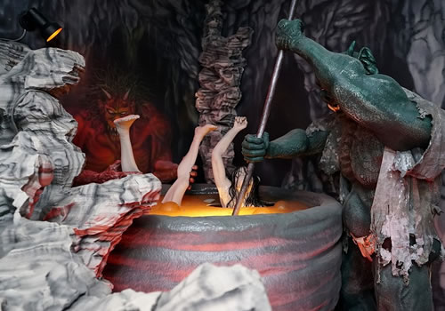 福岡県久留米市 福岡一怖い地獄めぐり 大本山