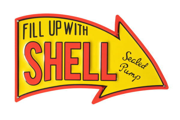 HAWAII スチール標識ビンテージ 本物