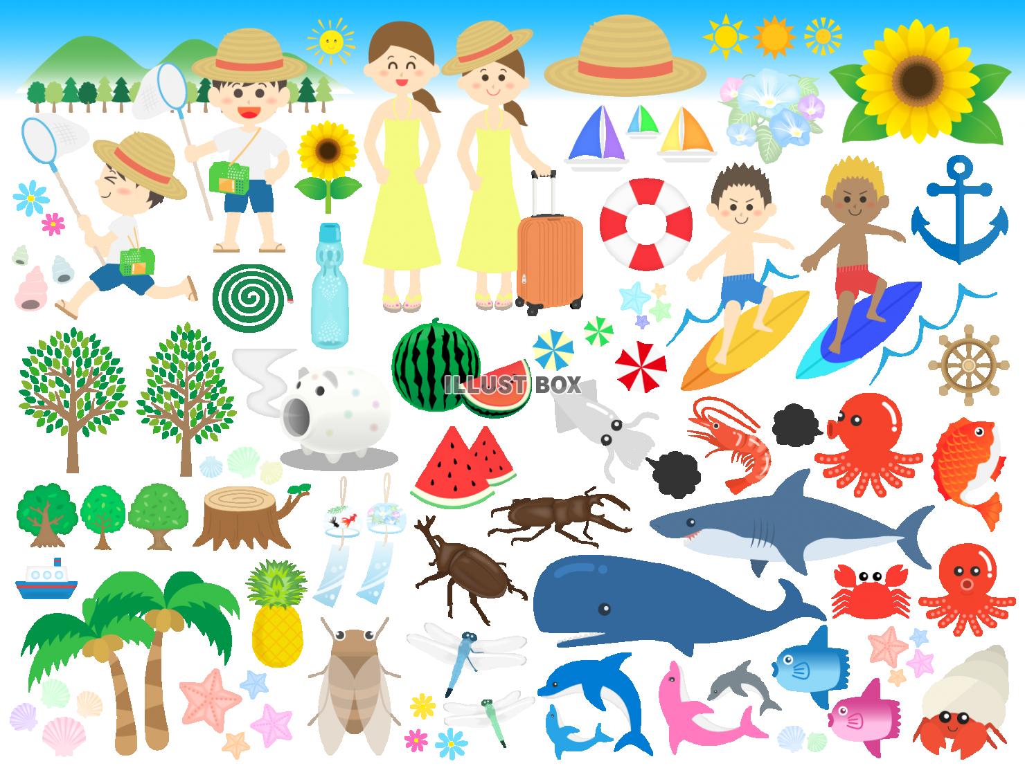 夏休みイラスト無料イラスト・フリー素材なら「イラストAC」