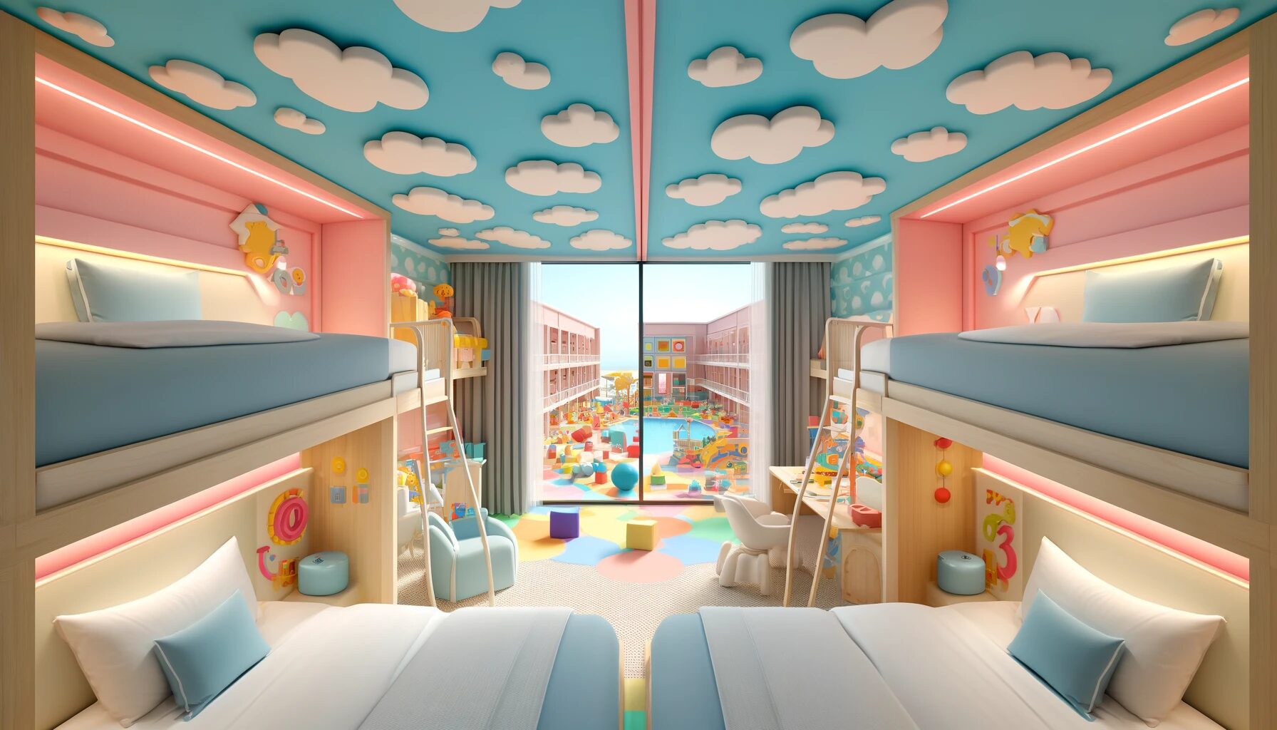 1泊40500円 スーペリアルーム310号室が中庭から丸見えだった件‼️ トイストーリーホテル: 噂のDヲタくんのディズニーレポート