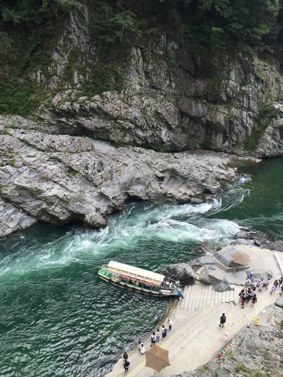 0143大歩危峡観光遊覧船